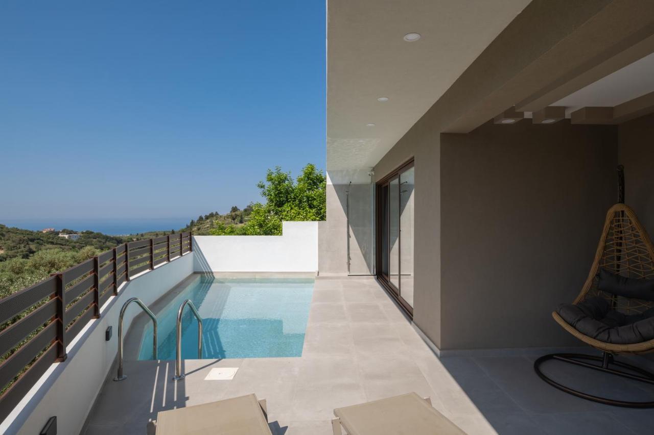 O-Cyanea Villa With Heated Pool Kournás Extérieur photo