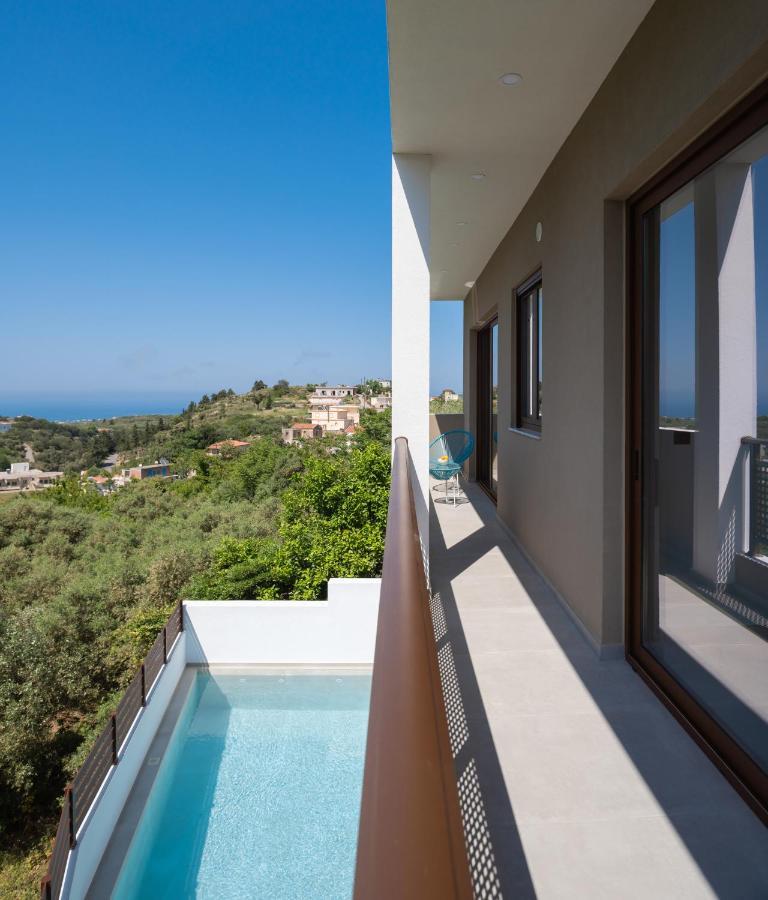 O-Cyanea Villa With Heated Pool Kournás Extérieur photo