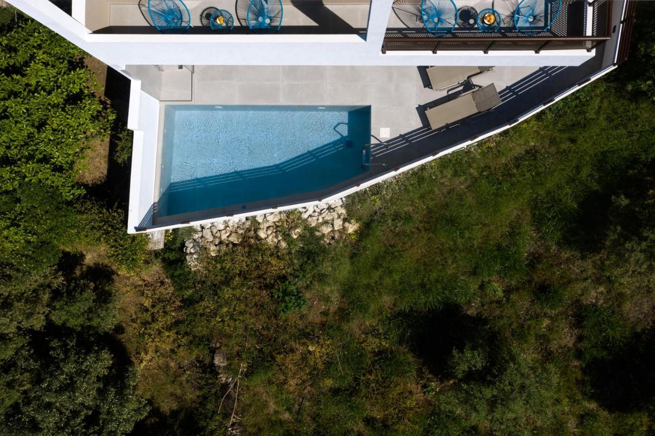 O-Cyanea Villa With Heated Pool Kournás Extérieur photo