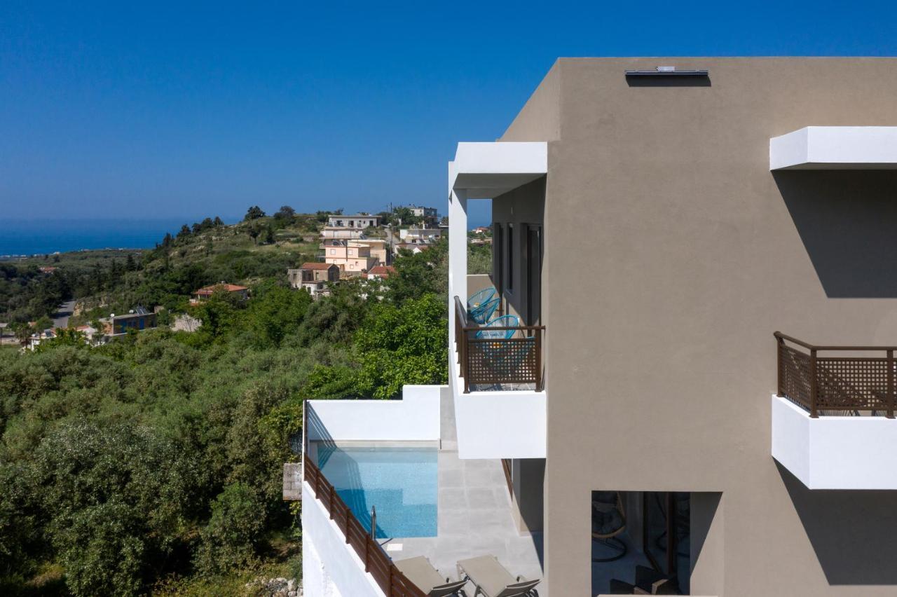O-Cyanea Villa With Heated Pool Kournás Extérieur photo
